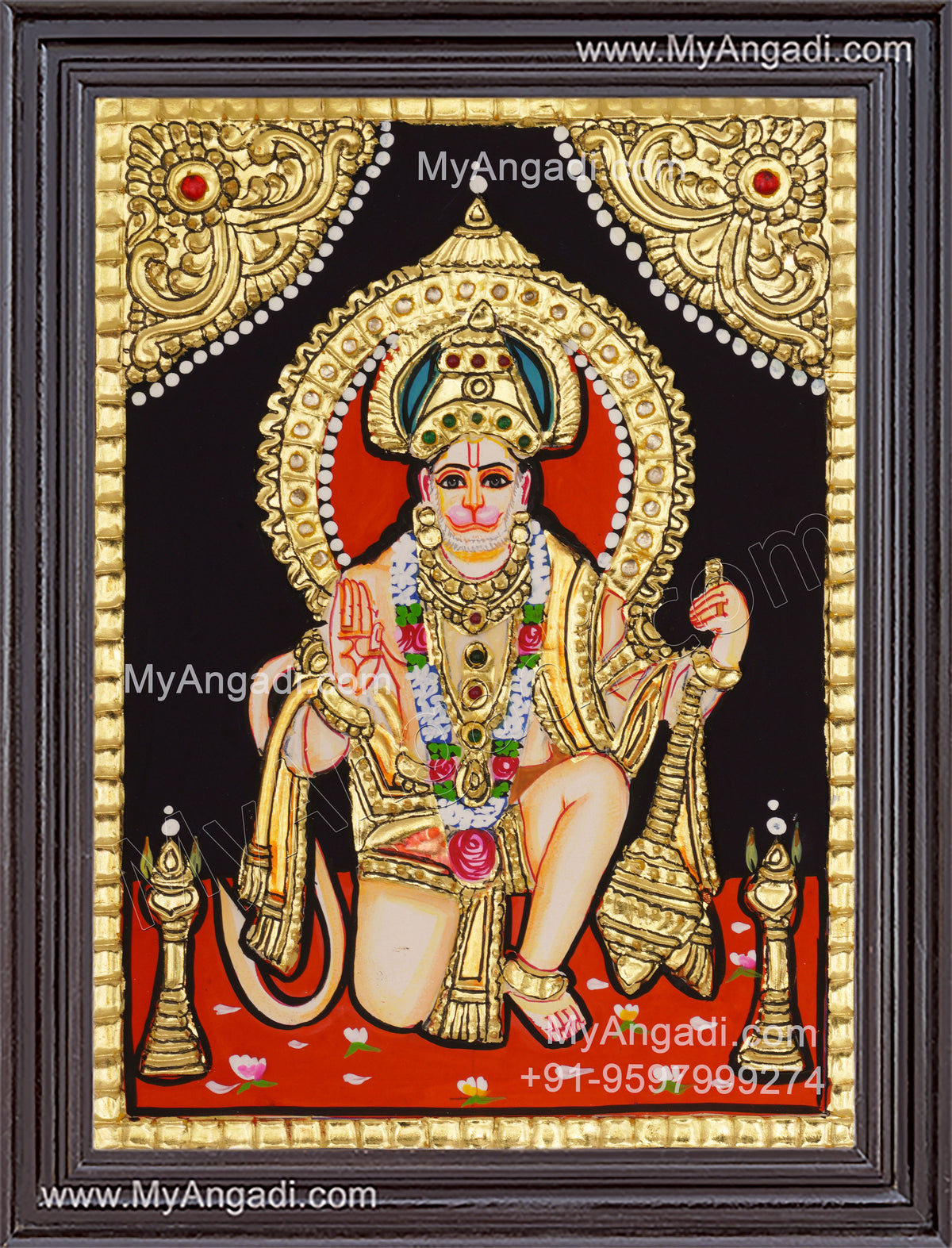 Hanuman Tanjore Paintings