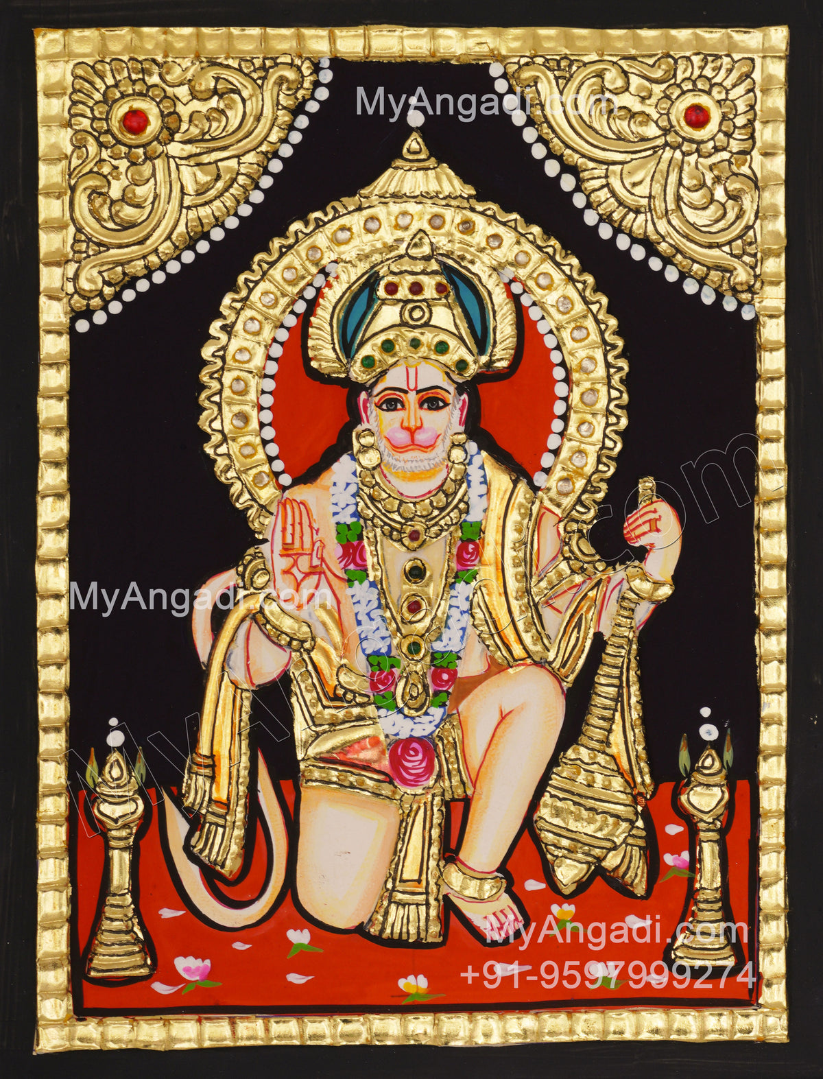 Hanuman Tanjore Paintings