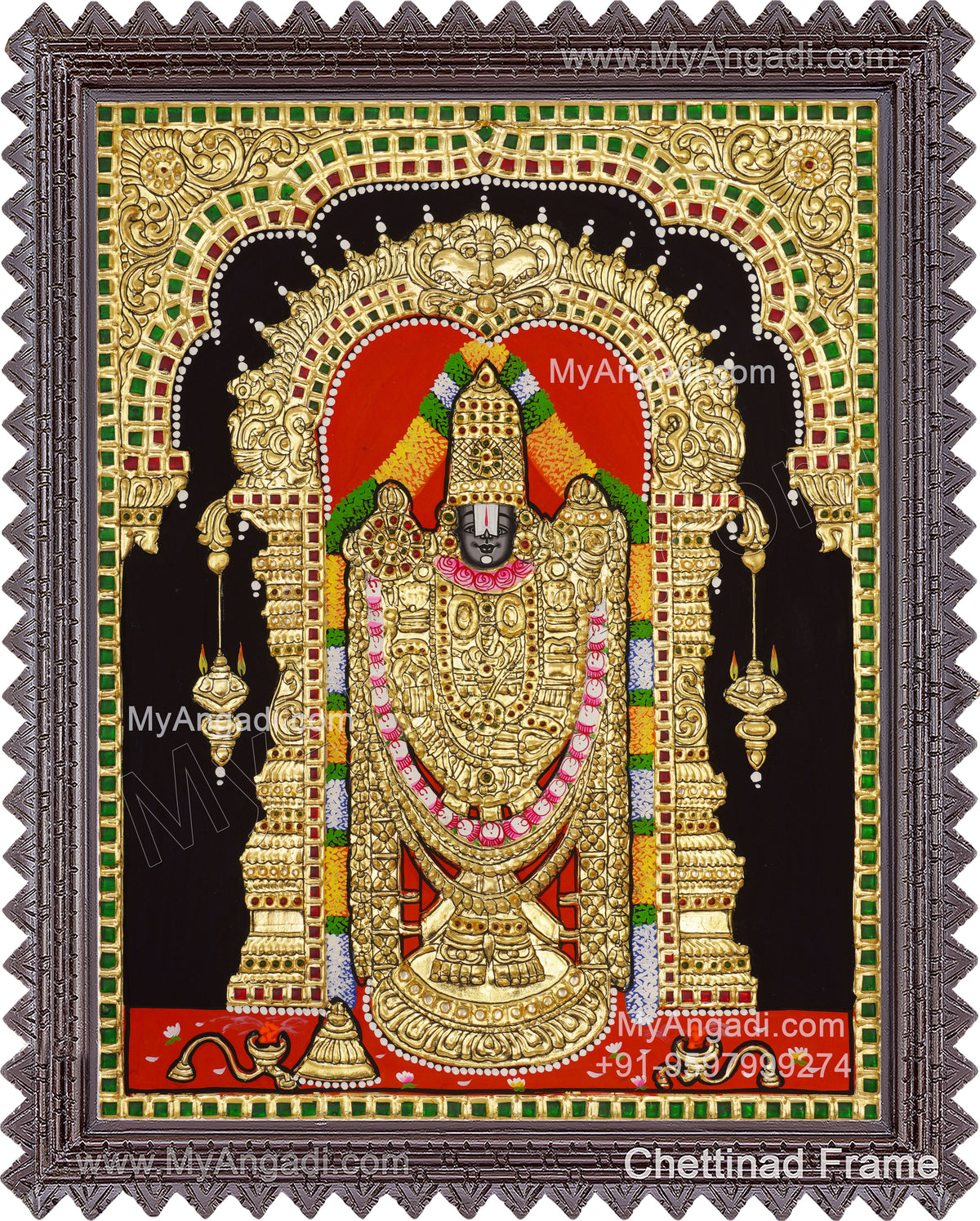 Perumal Tanjore Painting
