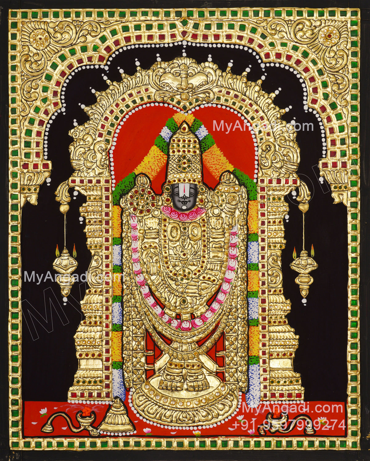 Perumal Tanjore Painting