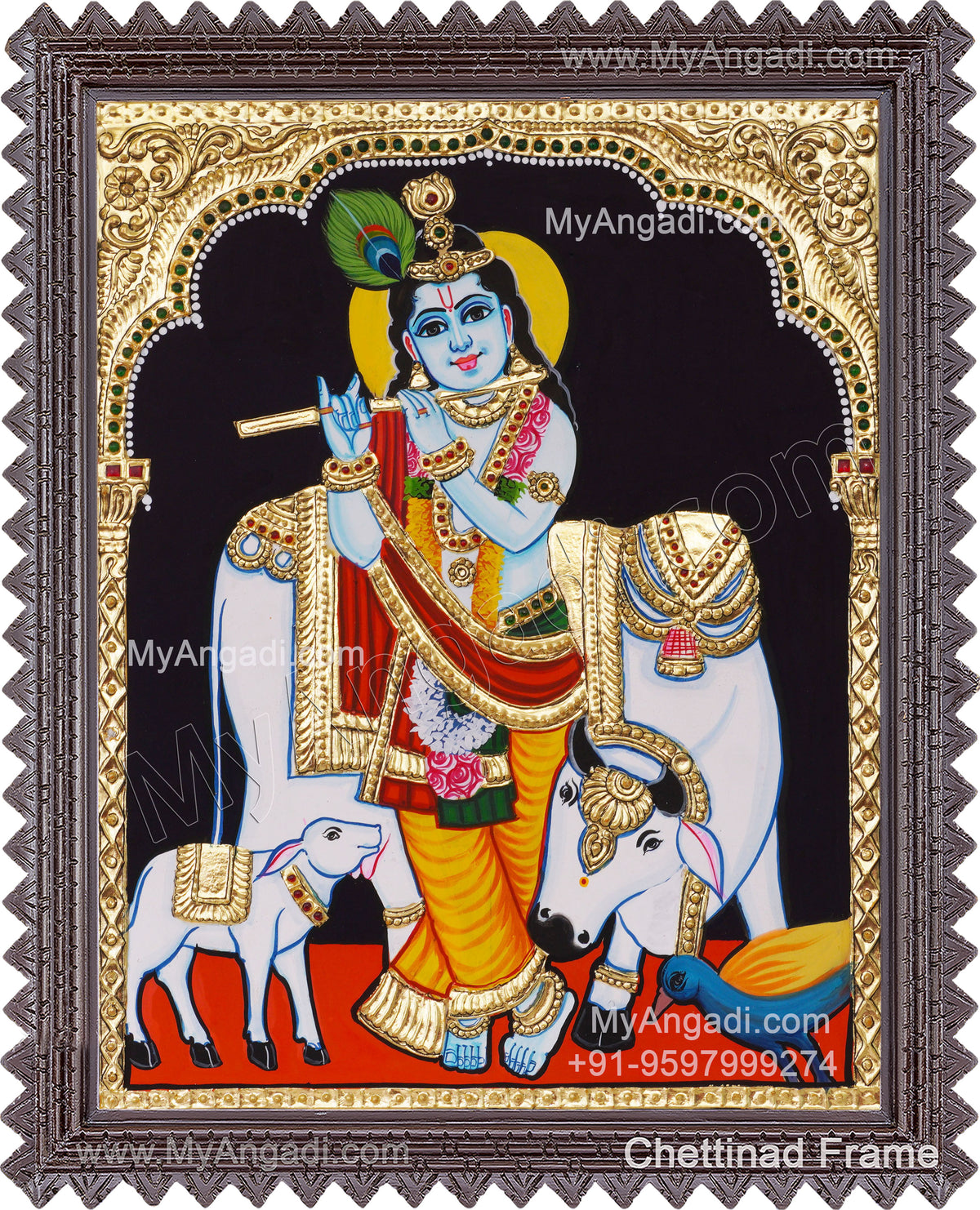 Krishnar Tanjore Painting