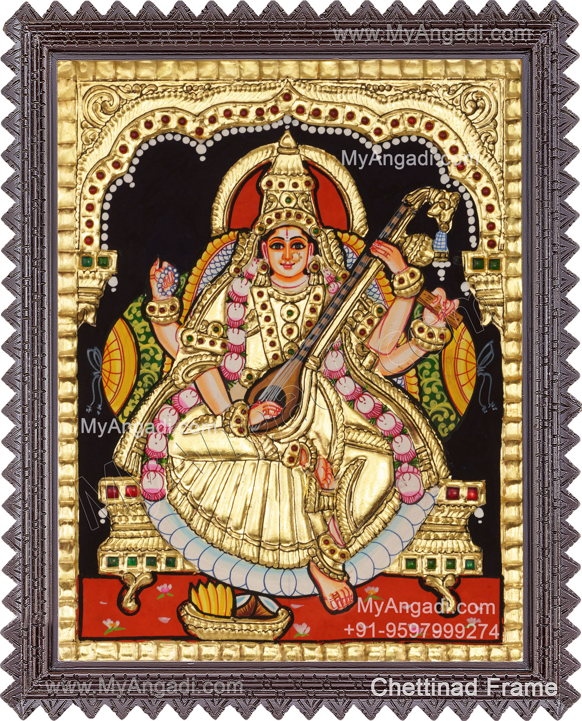 Saraswathi Tanjore Paintings