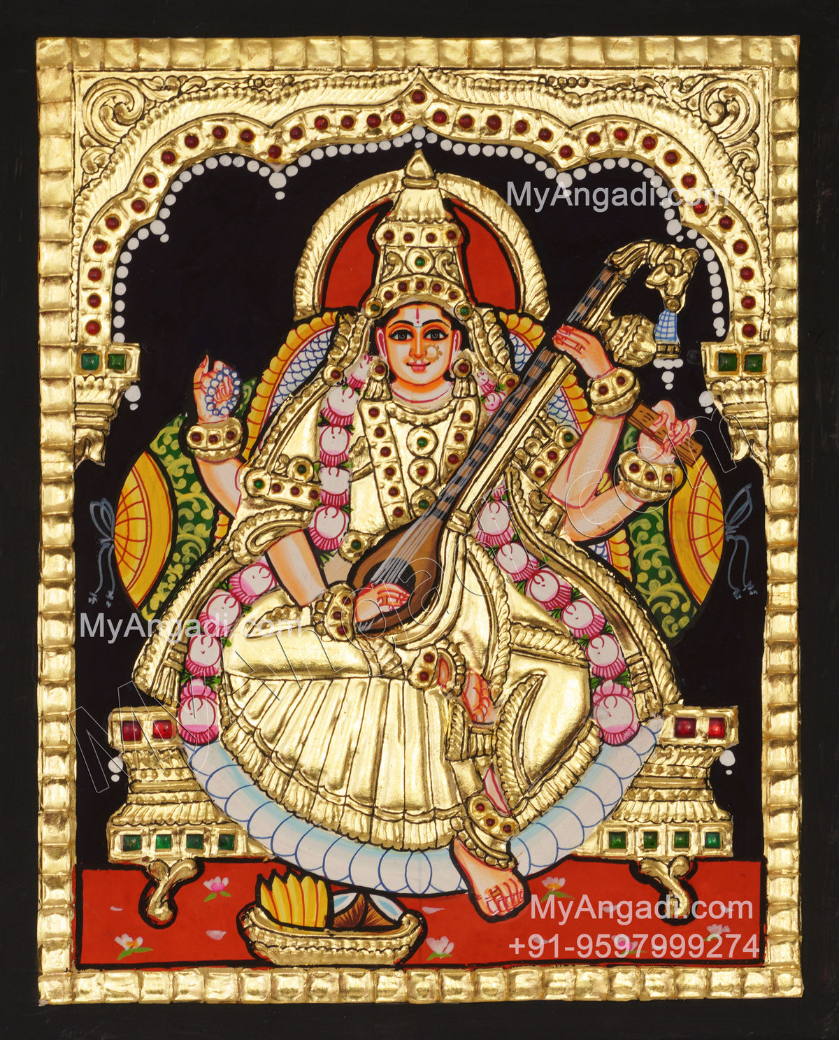 Saraswathi Tanjore Paintings