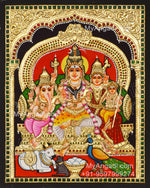Shiva Family Tanjore Paintings