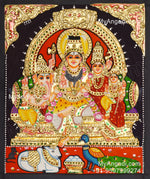 Shivan Family Tanjore Painting