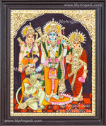 Ram Darbar Tanjore Painting