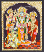 Ram Darbar Tanjore Painting