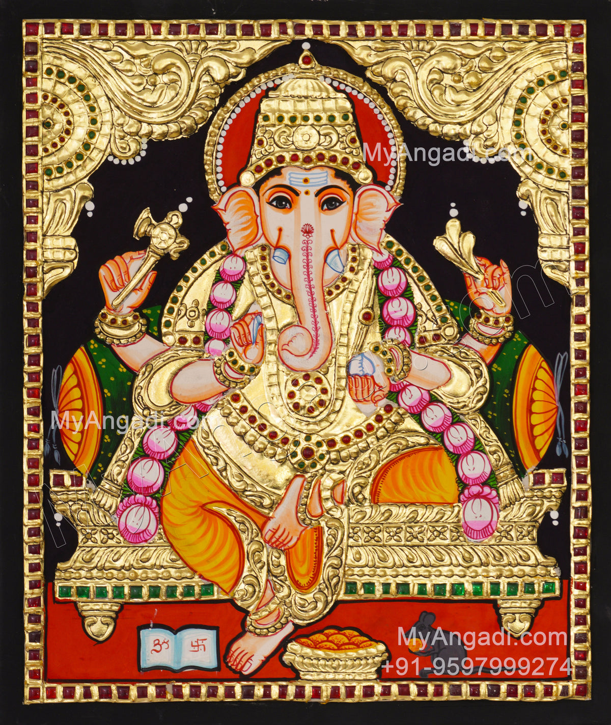 Ganesha Tanjore Paintings