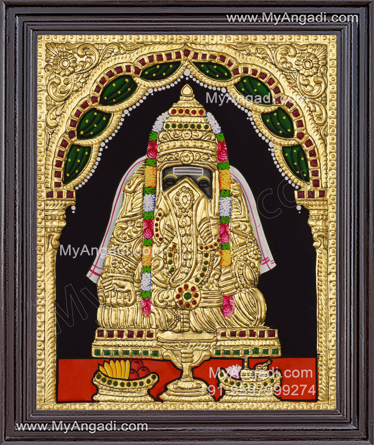 Pillayarpatti Ganesha Tanjore Paintings