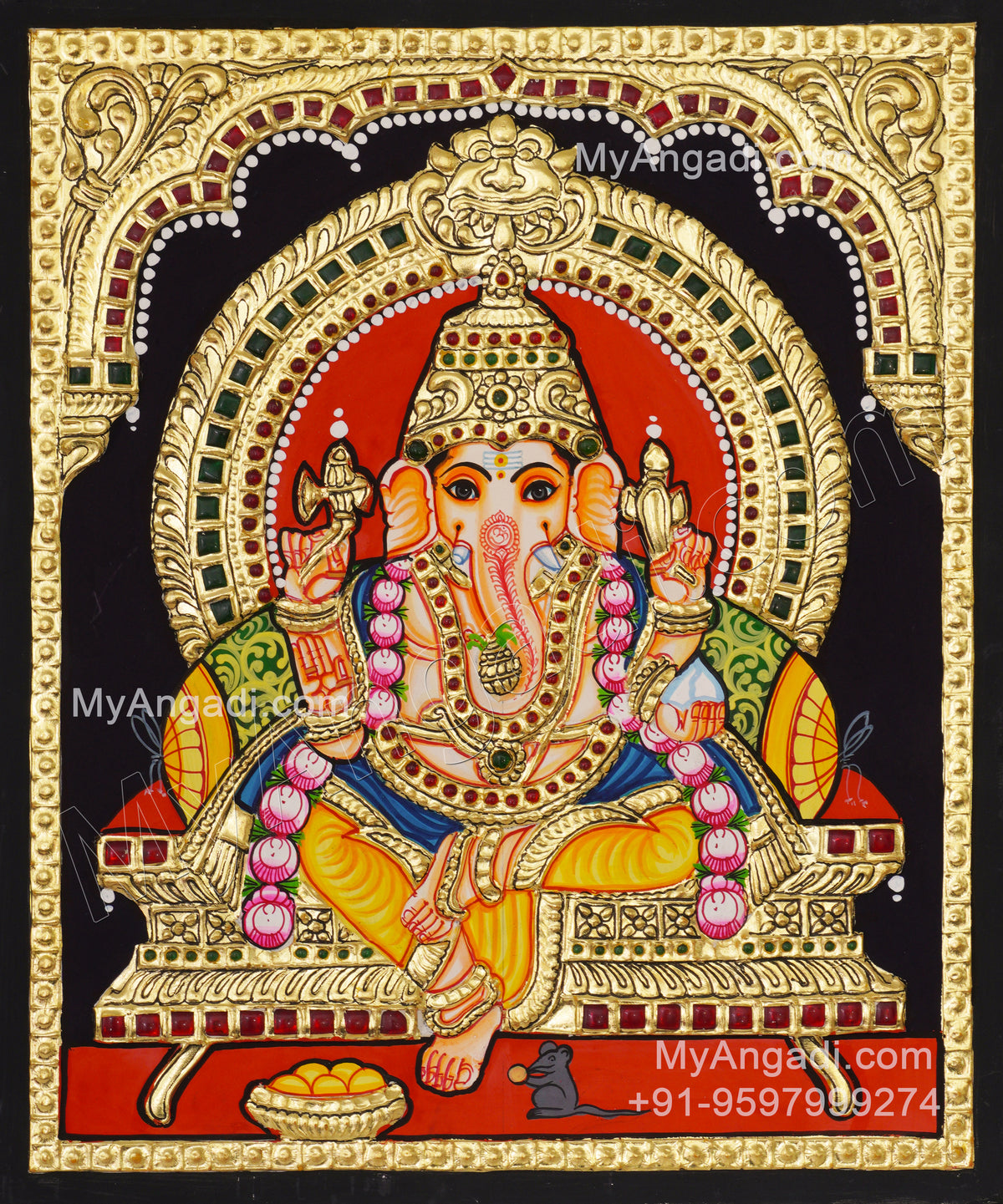 5 Set Tanjore Paintings