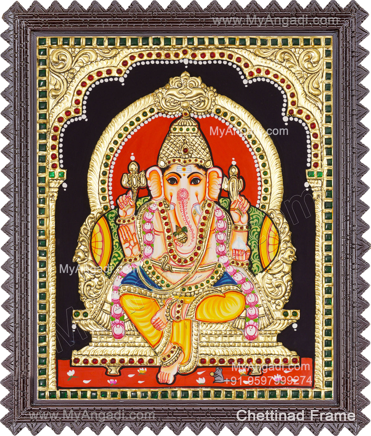 Vinayagar Tanjore Painting