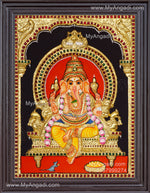Ganesha 3D Tanjore Painting