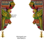 Vagai Wood Parrot Wall Brackets
