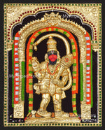 Ashtamsa Hanuman 3D Tanjore Painting