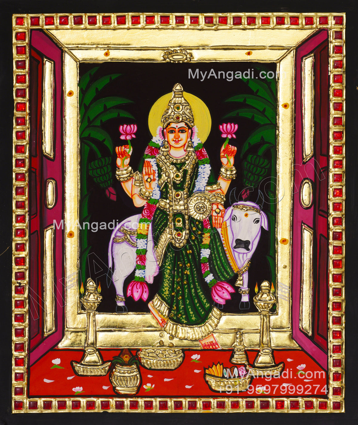 Vastu Lakshmi Tanjore Painting