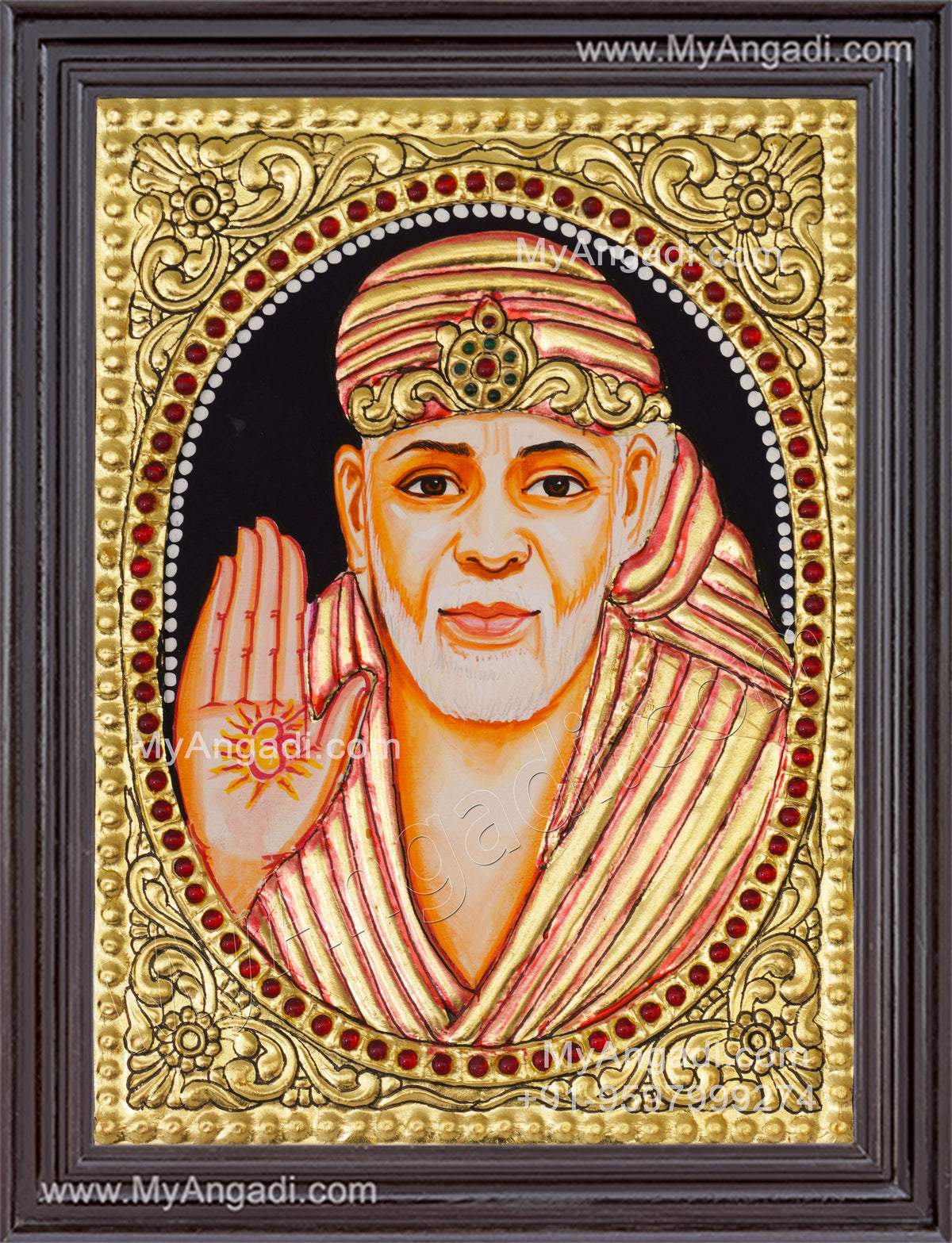 Saibaba Tanjore Painting