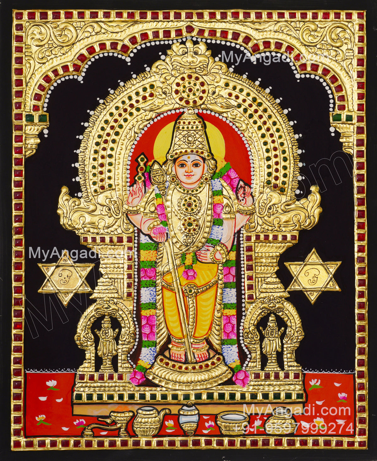 Thiruchendhur Murugan Tanjore Paintings