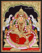Gajalakshmi Tanjore Painting