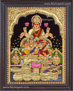 Kubera Lakshmi Tanjore Painting