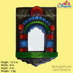 Vagai Wood Jharokha Decorative Mirror