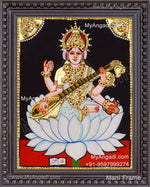 Saraswathi Tanjore Painting