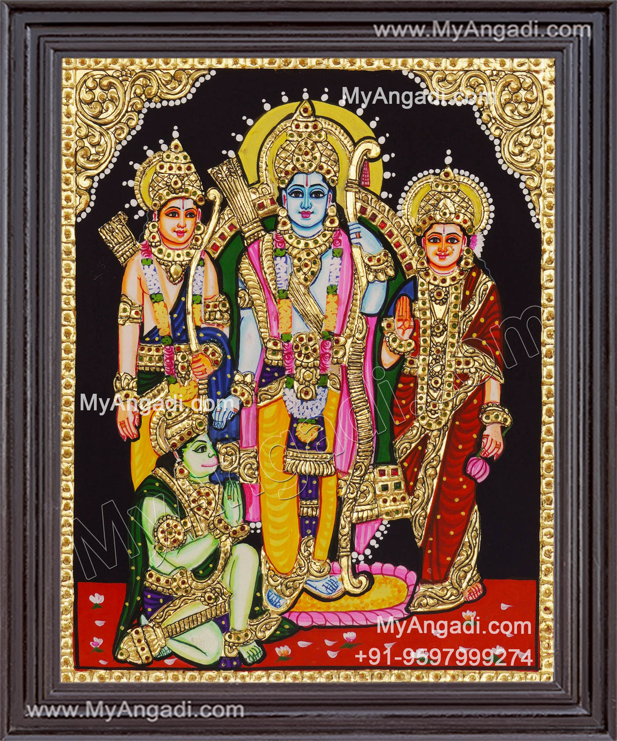 Ram Darbar Tanjore Painting