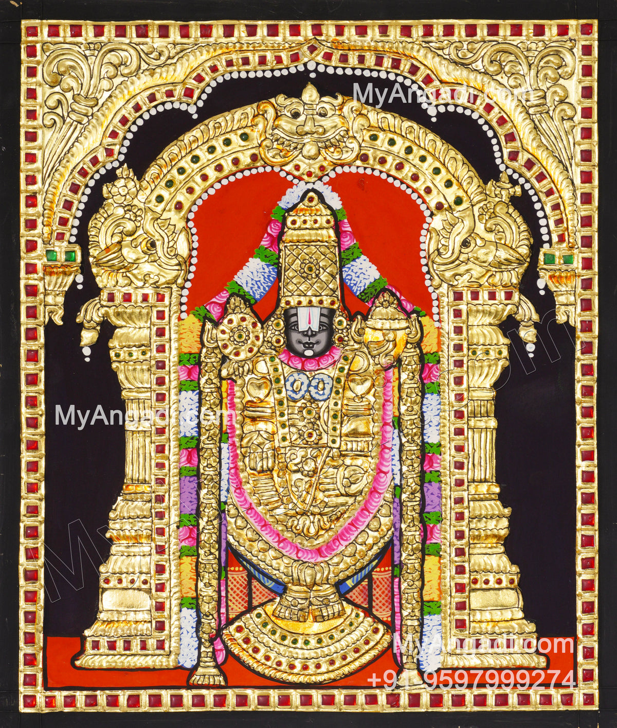 Perumal Tanjore Painting