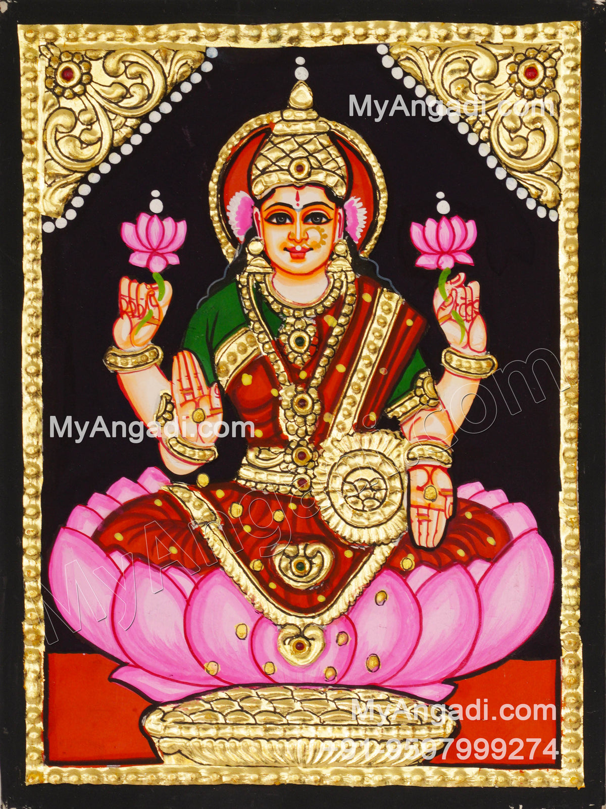Lakshmi Tanjore Paintings