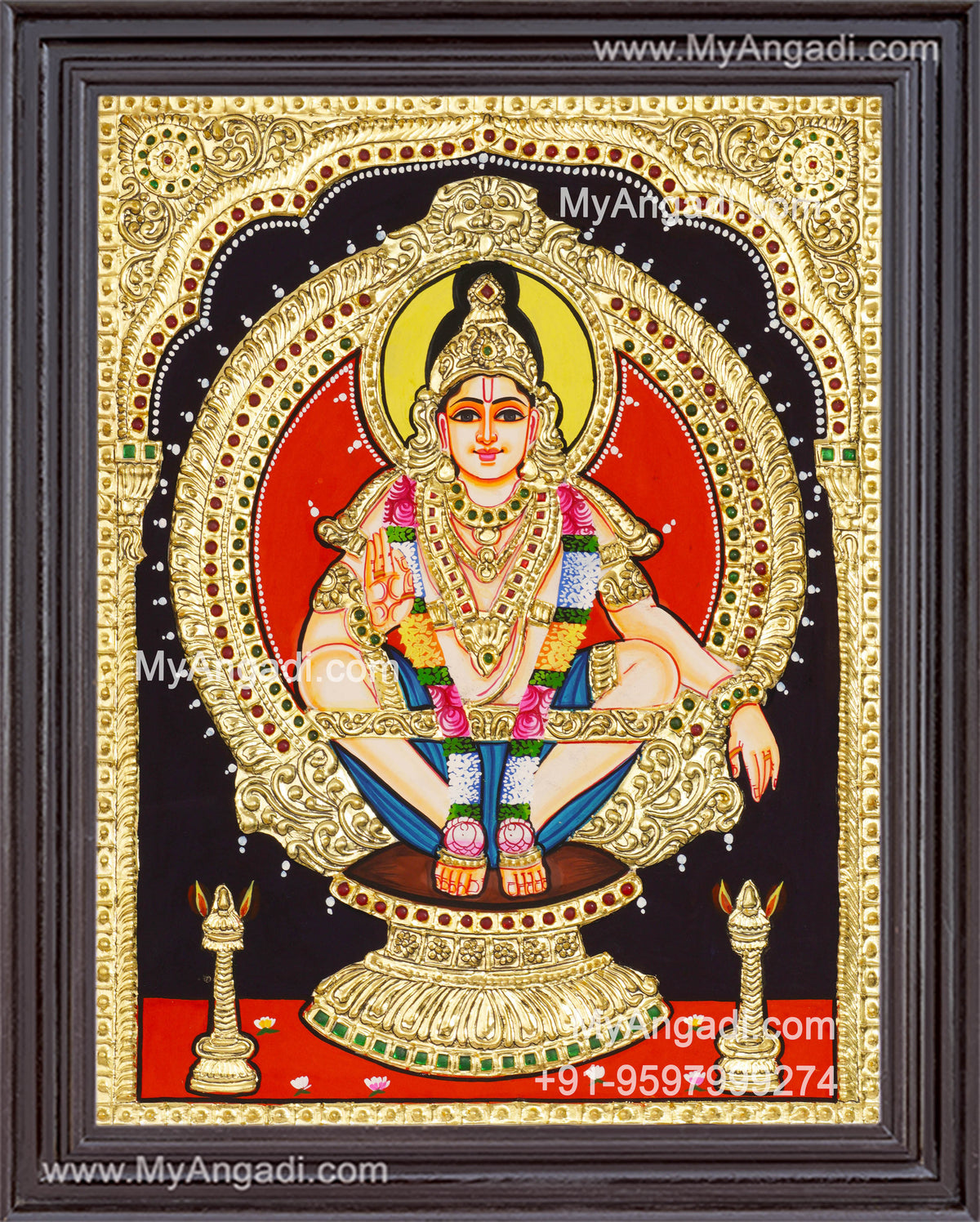 Aiyappan Tanjore Paintings