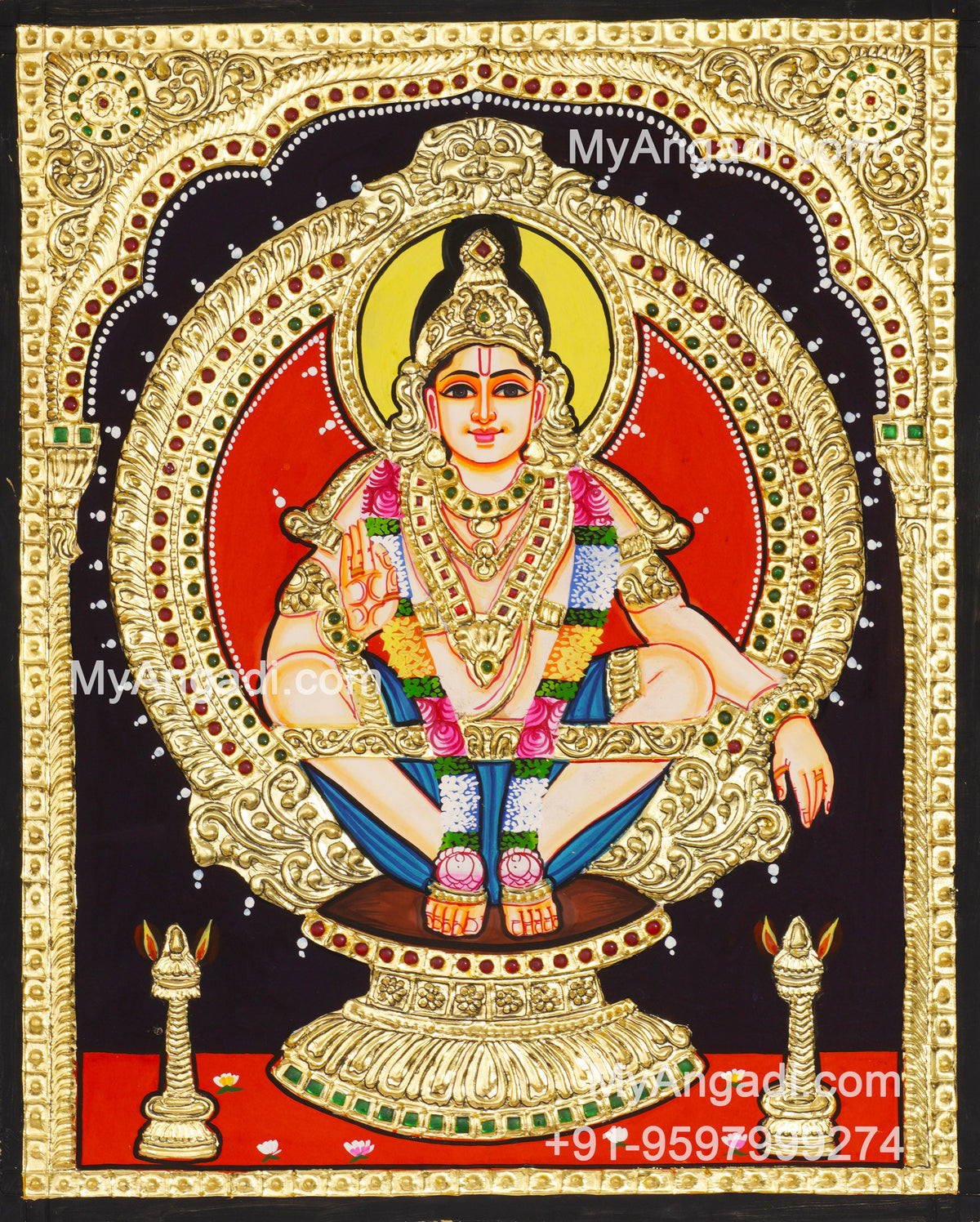 Aiyappan Tanjore Paintings