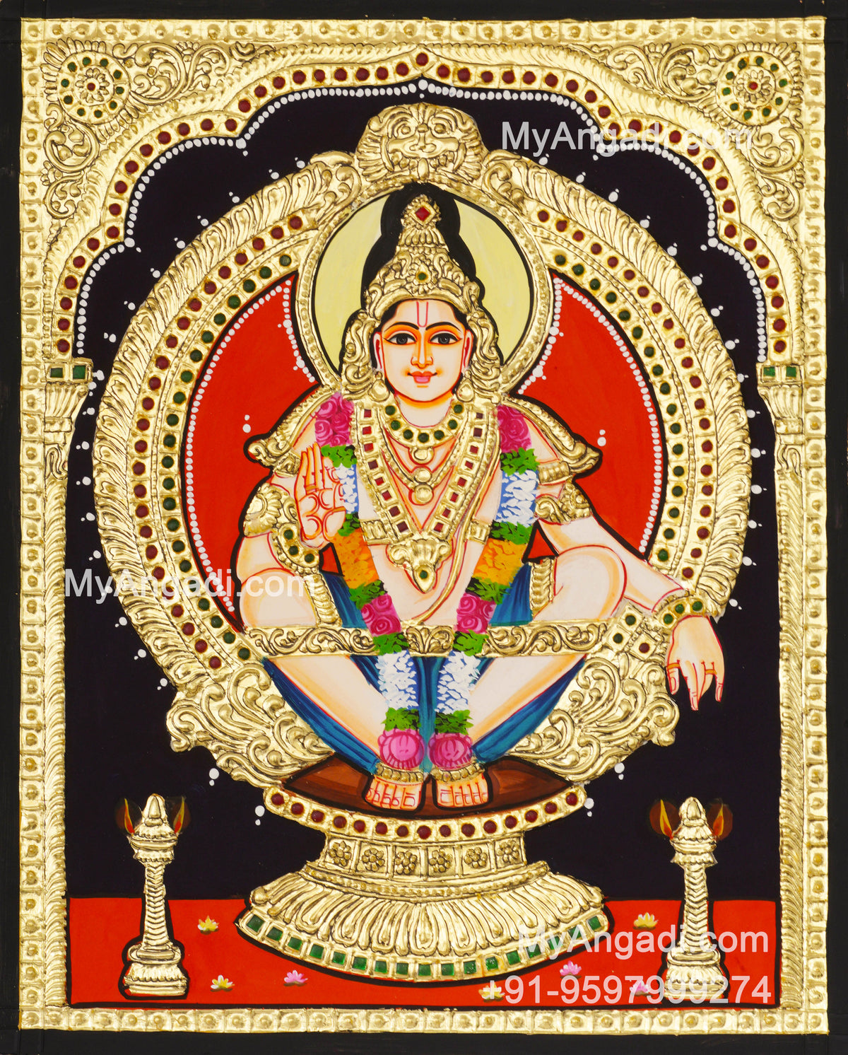 Aiyappan Tanjore Paintings