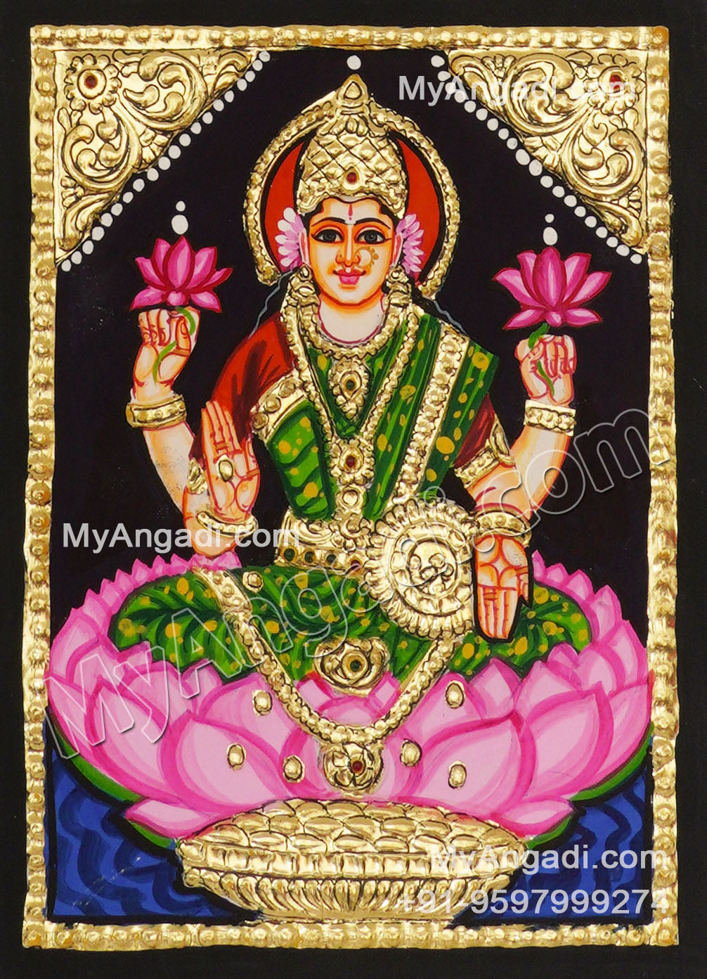 Lakshmi Tanjore Paintings