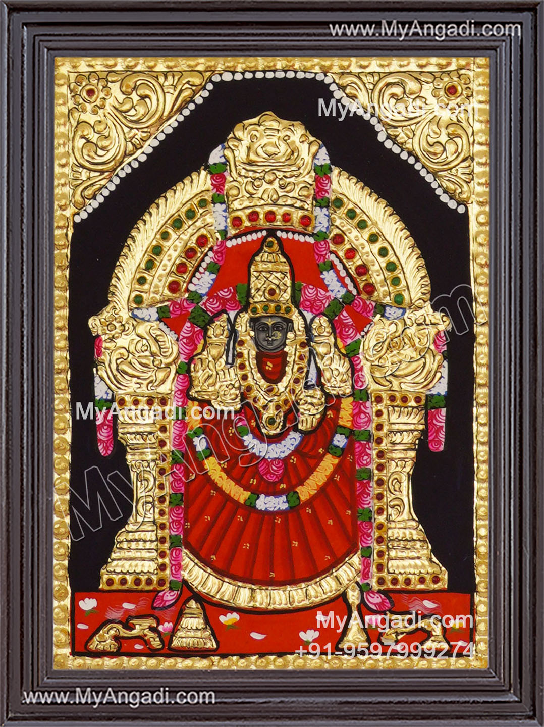 Padmavathi Thaayar Tanjore Painting