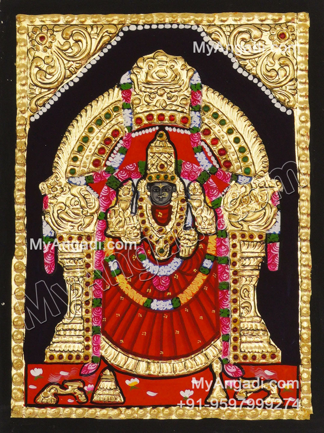 Padmavathi Thaayar Tanjore Painting