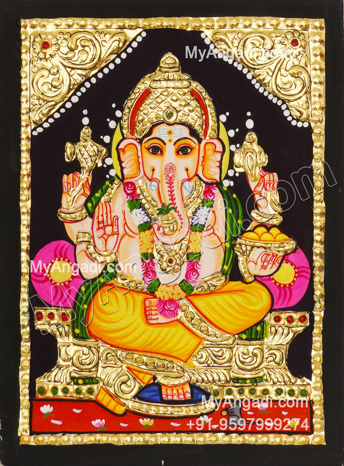 Ganesha Tanjore Paintings