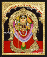 Sri vanadurgai Amman Tanjore Painting
