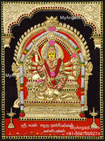Sri Ponazhagu nachiamman 3D Tanjore Painting