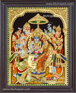 Ram Parivar Tanjore Painting