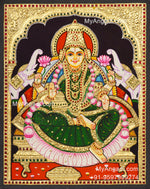 Gajalakshmi Tanjore Painting 