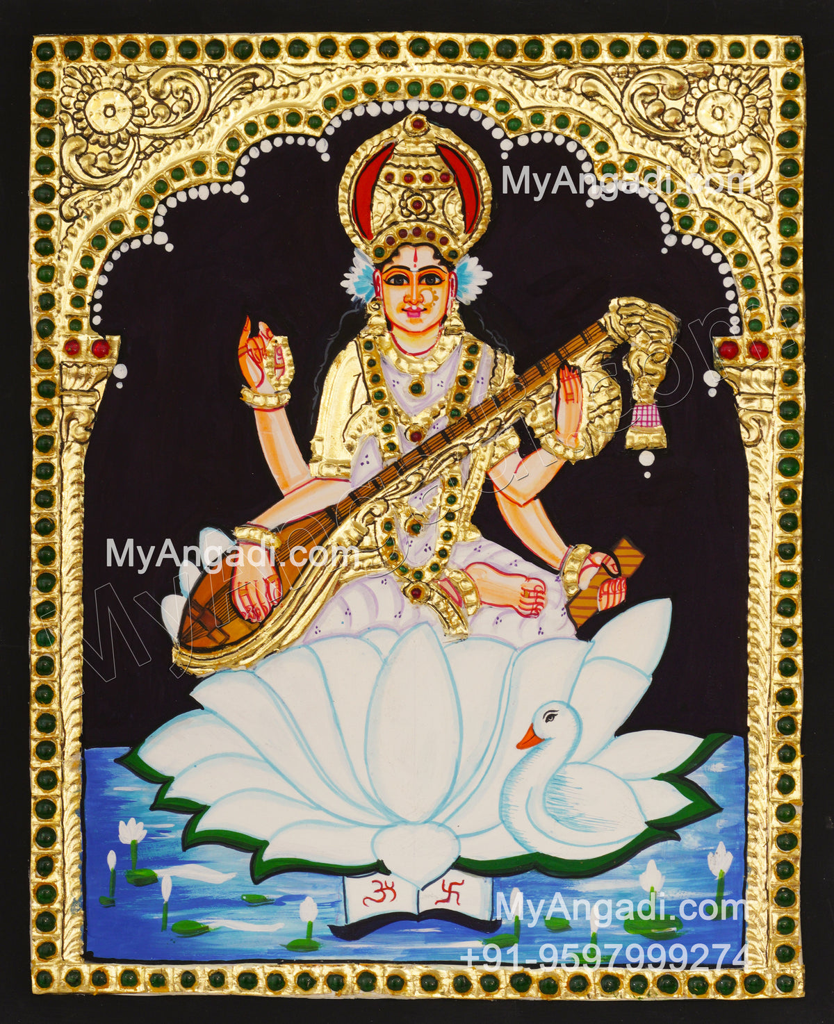 Saraswathi Tanjore Paintings