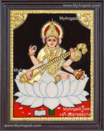 Saraswathi Tanjore Painting