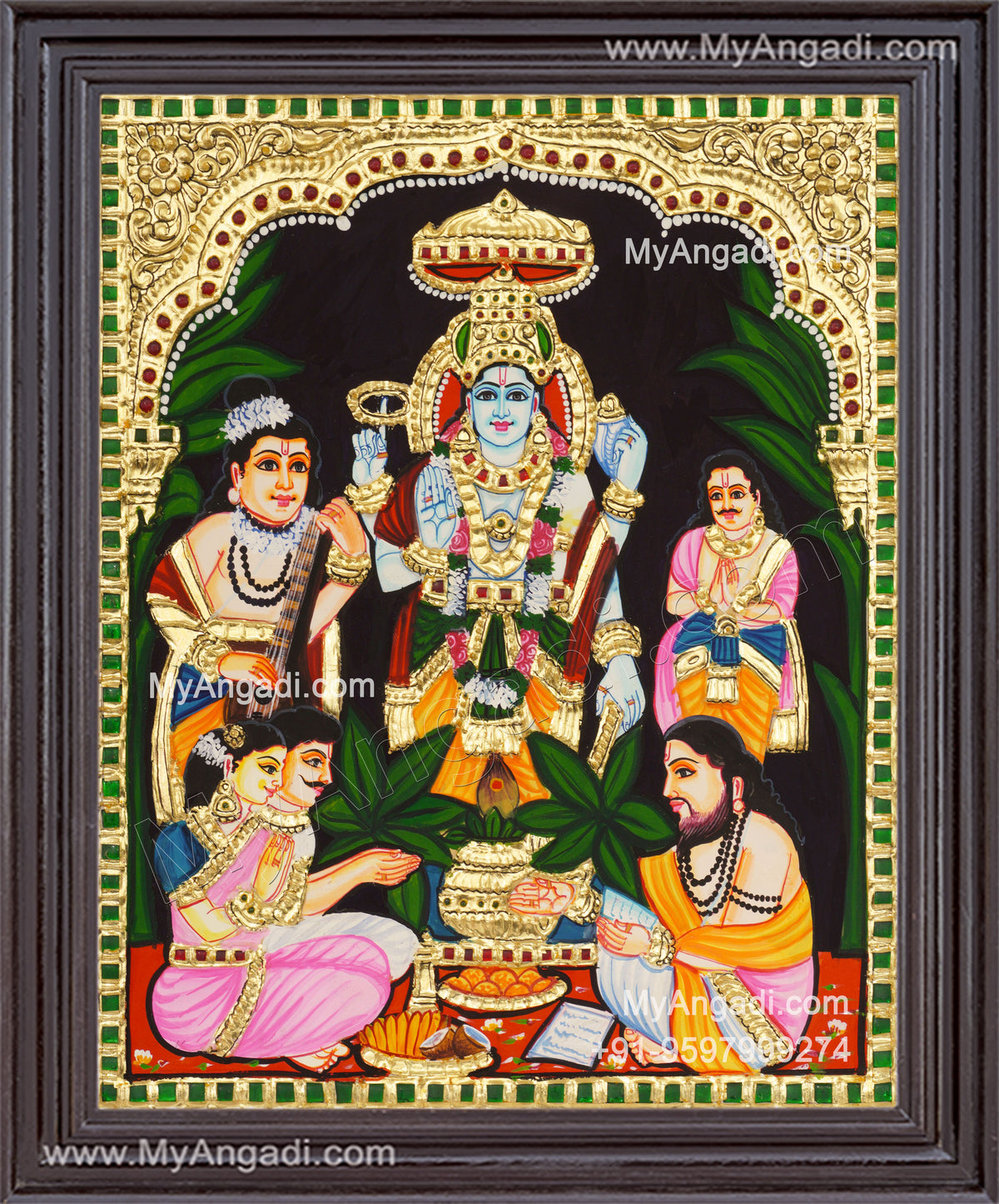 Sathyanarayana Tanjore Painting
