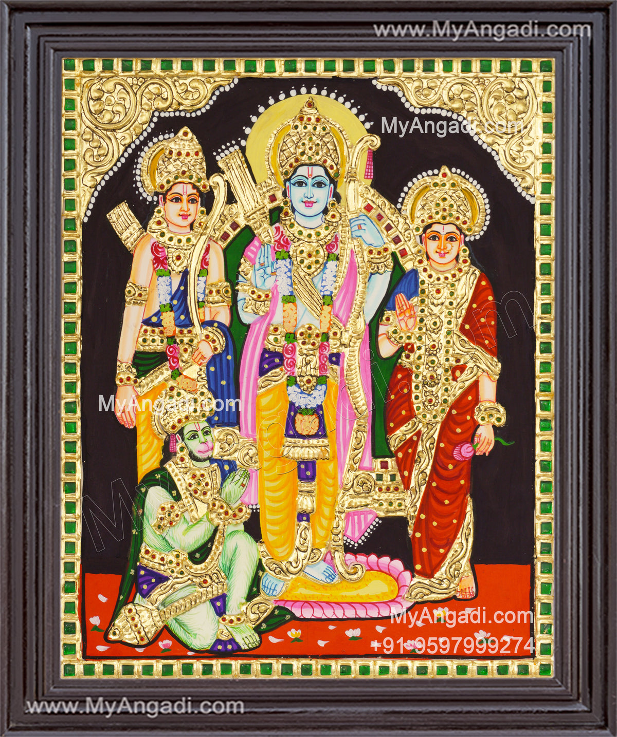 Ram Darbar Tanjore Painting