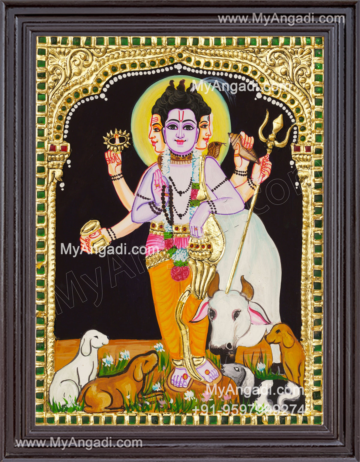 Dattatreya Tanjore Painting