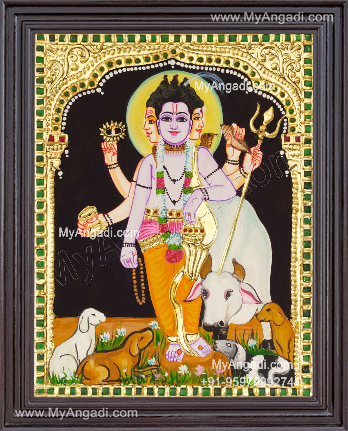 Dattatreya Tanjore Painting