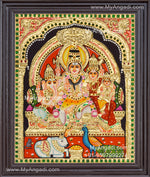 Sivan Kudumbam Tanjore Painting
