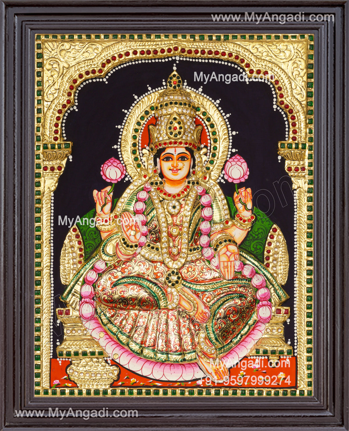 Lakshmi 3D Tanjore Painting