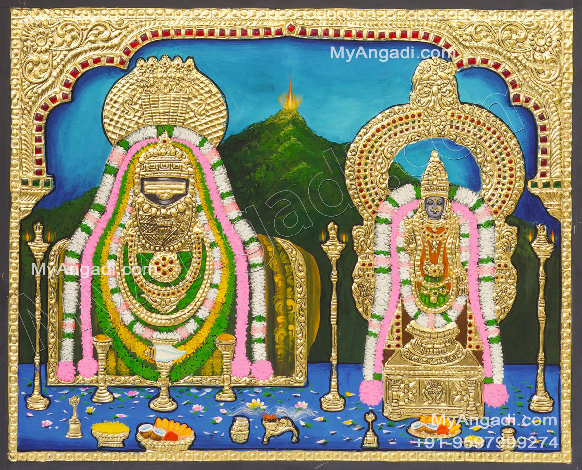 AnnamalaiyaarUnnamalaiyaar Tanjore Painting