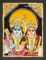 Ram Sita Tanjore Painting