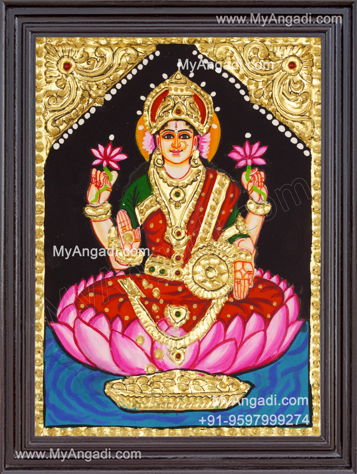 Lakshmi Tanjore Paintings